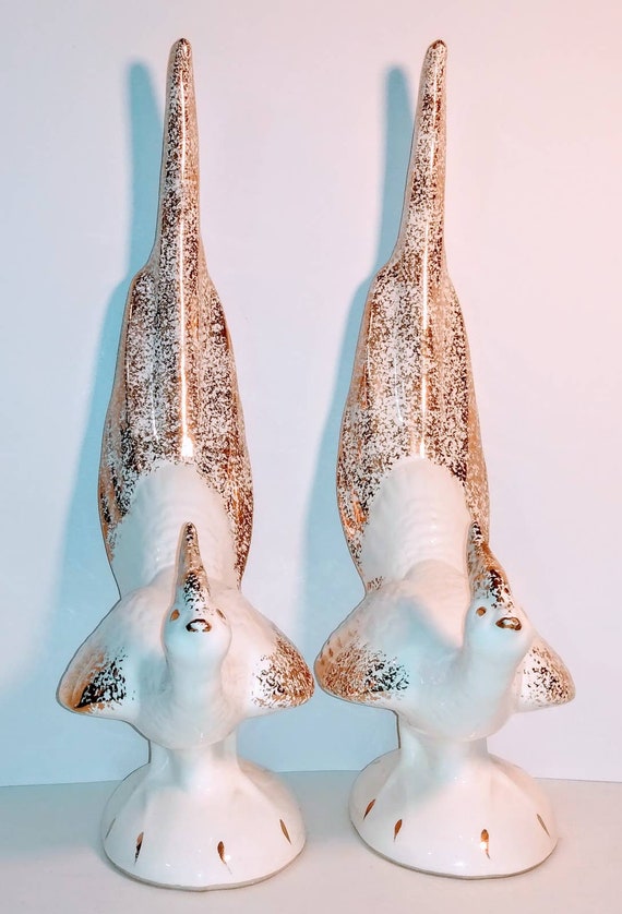1950s Hollywood Regency Pheasants set 2