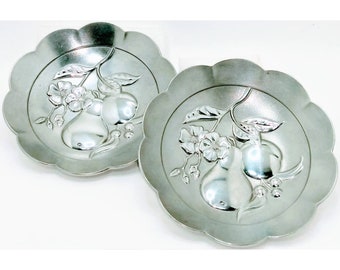 2 Lenox Stainless Orchard in Bloom Bowls