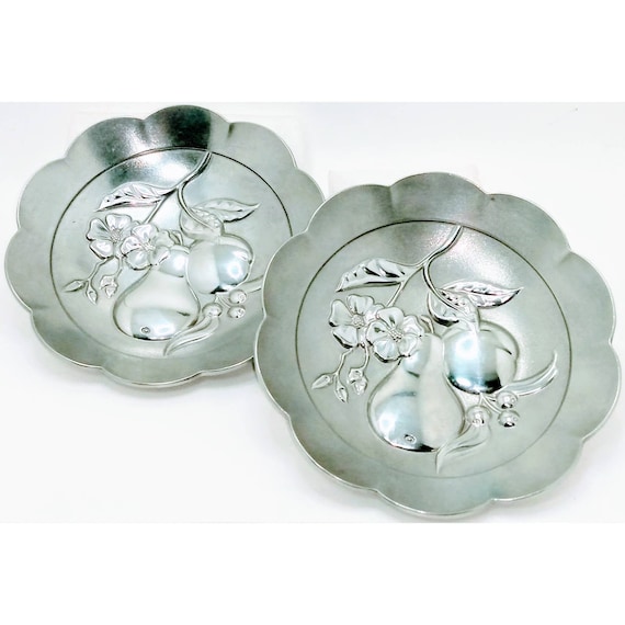 2 Lenox Stainless Orchard in Bloom Bowls
