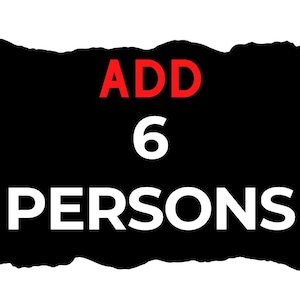 Add Extra 5 Person – Memorial Photo Edit Add-On | Include Additional Loved One in Custom Photo