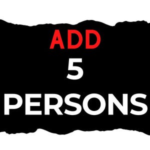 Add Extra 5 Person – Memorial Photo Edit Add-On | Include Additional Loved One in Custom Photo