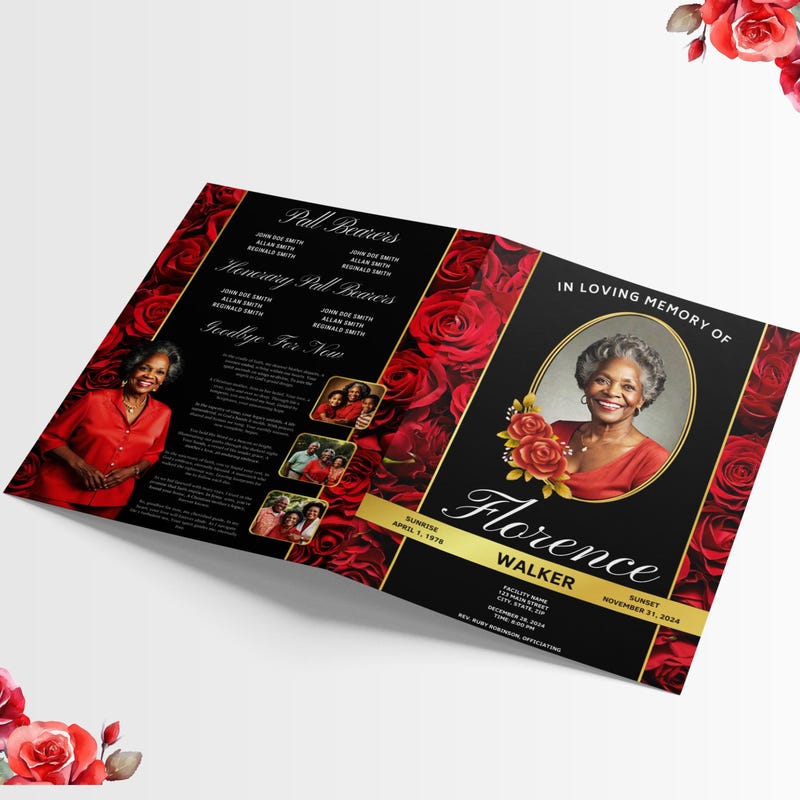 Red Funeral Cover - Etsy