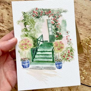 Cartão Giverny - Casa de Claude + Envelope Kraft - Cartões - Papelaria Decorativa imagem 5