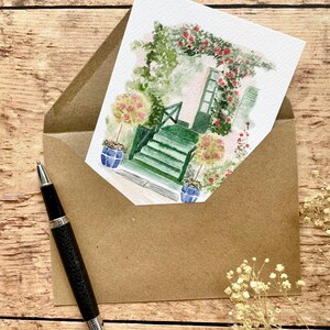 Cartão Giverny - Casa de Claude + Envelope Kraft - Cartões - Papelaria Decorativa imagem 2