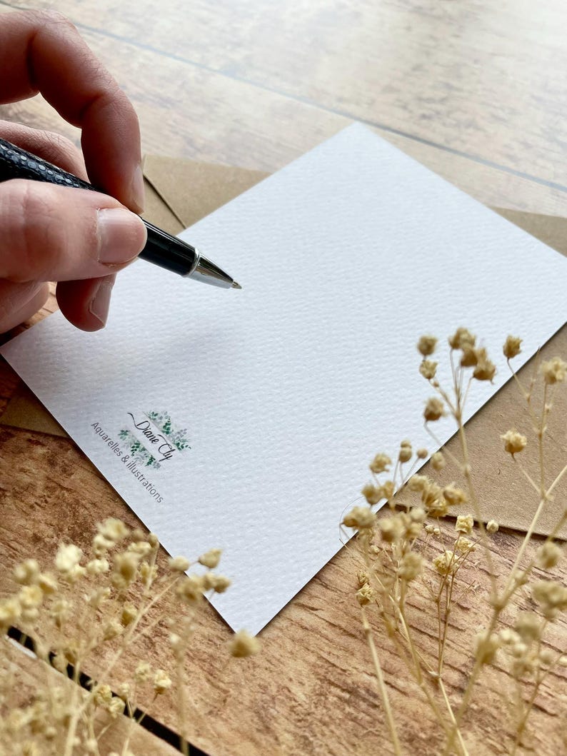 Cartão Giverny - Casa de Claude + Envelope Kraft - Cartões - Papelaria Decorativa imagem 4