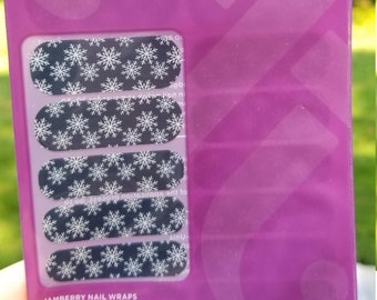Envolturas de uñas Jamberry, winter's Edge