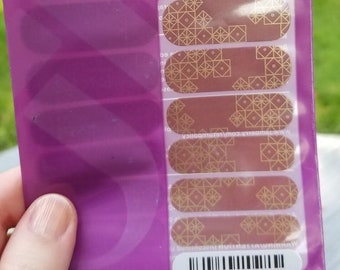 Envolturas de uñas Jamberry, Marsala Sky