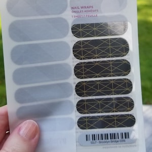 Jamberry Nail Wraps, Brooklyn Bridge