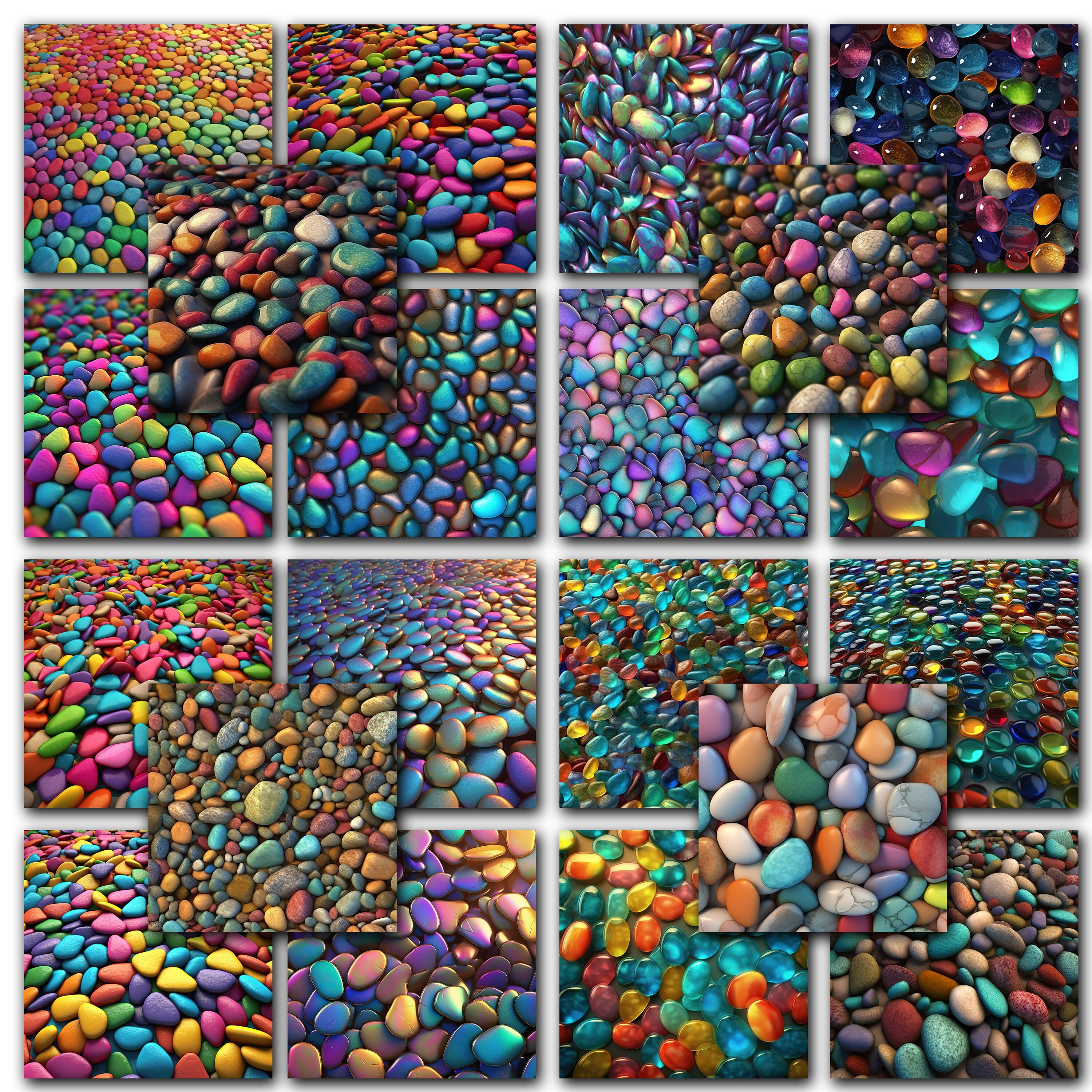 Scrapbook Rocks Pebbles Digital Scrapbook Printable Paper | Digital Paper | Stones ...