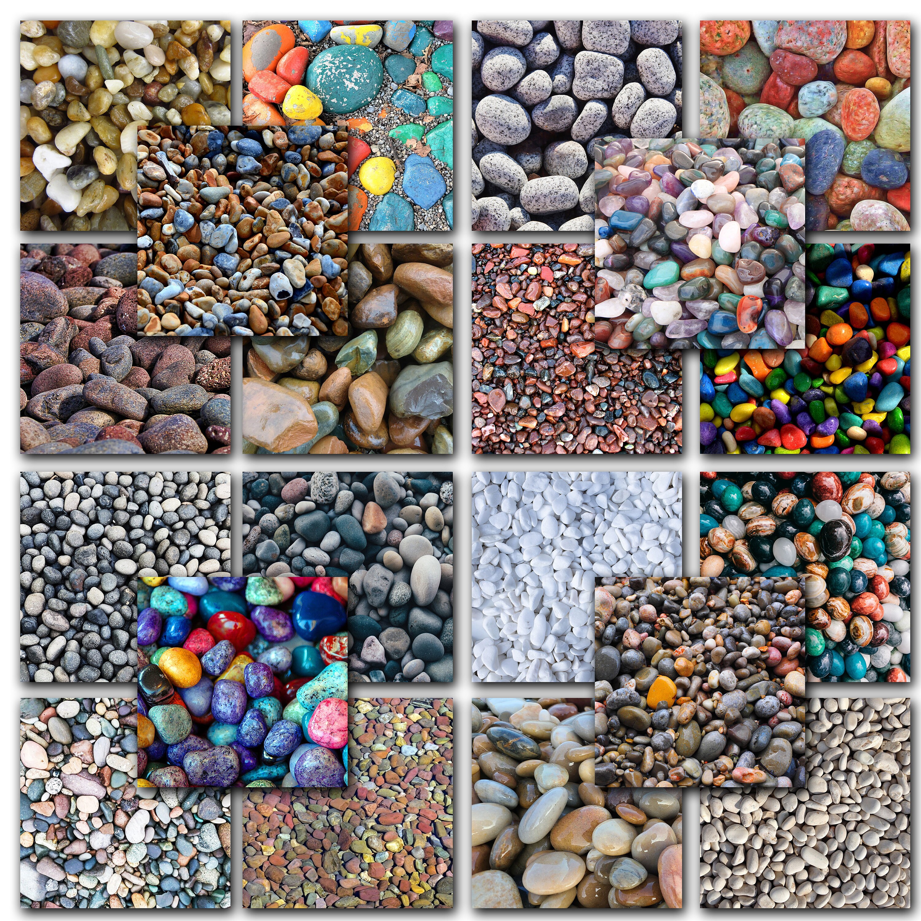 Scrapbook Rocks Pebbles Digital Scrapbook Printable Paper | Digital Paper | Stones ...