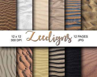 Sand Digital Scrapbook Printable Paper | Digital Paper | Beach Sand | Ocean | Surface | Dessert Sand | Sparkly | Digital Paper | Sand |