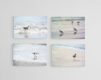 Seabirds DIGITAL Prints- SET of 4 Digital prints, Wall Art, Coastal Art Prints, Printable Wall Art, Beach Prints, Beach Wall Art, Bird Art