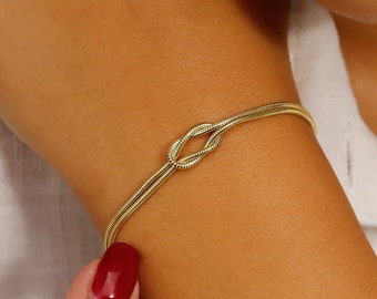 Unisex Love Knot Bracelet | Infinite Rope Knot Couple Jewelry | Endless Love Symbol | Handmade Love Bracelet