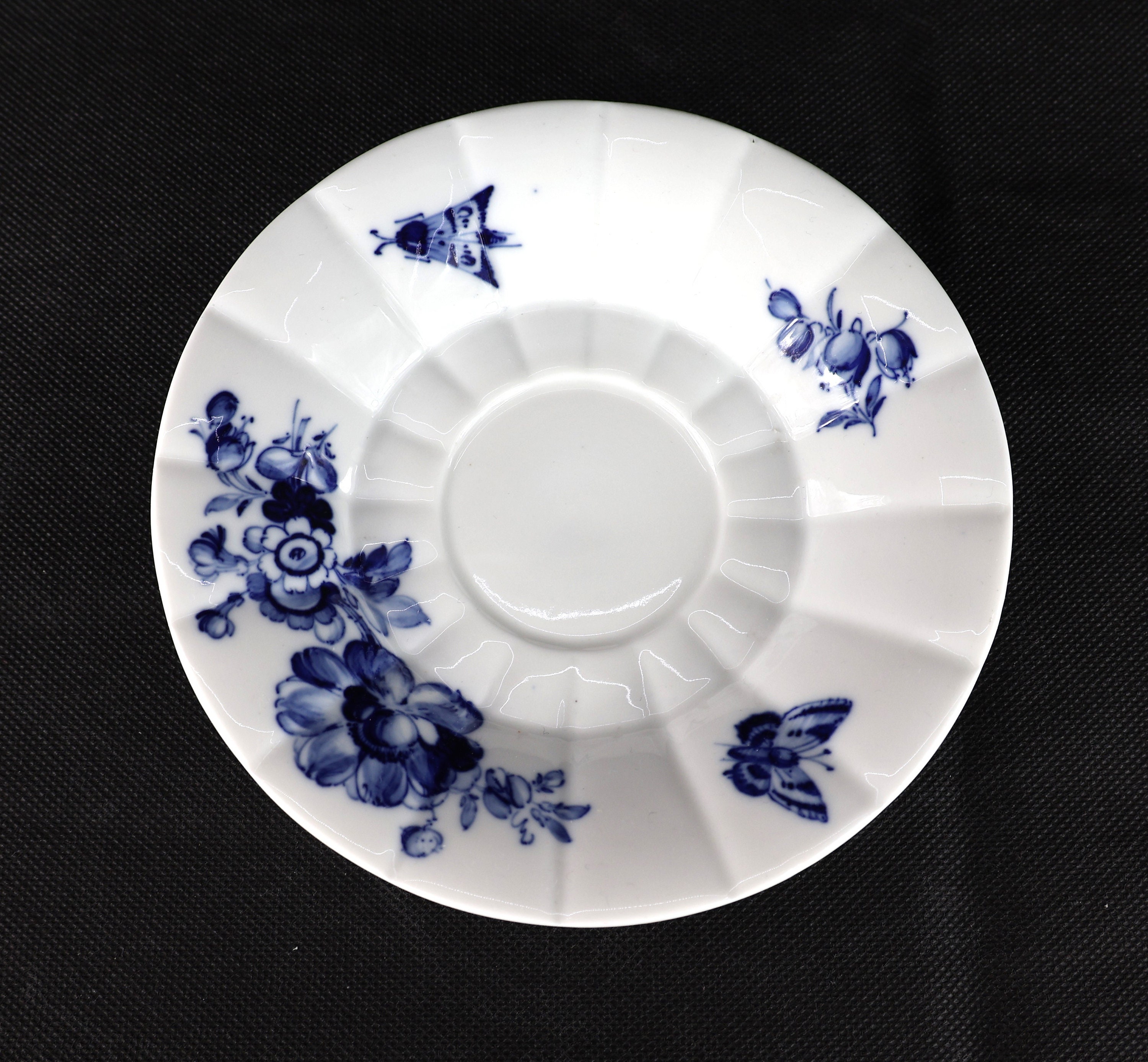 Meissen 磁器皿 青い花模様 約24cm x 13cm