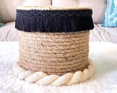 Wicker, Natural Basket, Flower basket, Laundry basket, Plant Basket, Decorative Basket, Hausewarming Gift, Colourful Plant Pot, Home Decor
