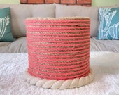 Wicker, Natural Basket, Flower basket, Laundry basket, Plant Basket, Decorative Basket, Hausewarming Gift, Colourful Plant Pot, Home Decor