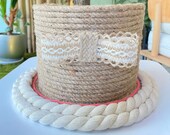 Wicker, Natural Basket, Flower basket, Laundry basket, Plant Basket, Decorative Basket, Hausewarming Gift, Colourful Plant Pot, Home Decor