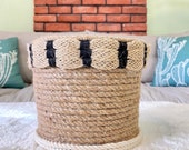 Wicker, Natural Basket, Flower basket, Laundry basket, Plant Basket, Decorative Basket, Hausewarming Gift, Colourful Plant Pot, Home Decor