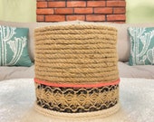 Wicker, Natural Basket, Flower basket, Laundry basket, Plant Basket, Decorative Basket, Hausewarming Gift, Colourful Plant Pot, Home Decor