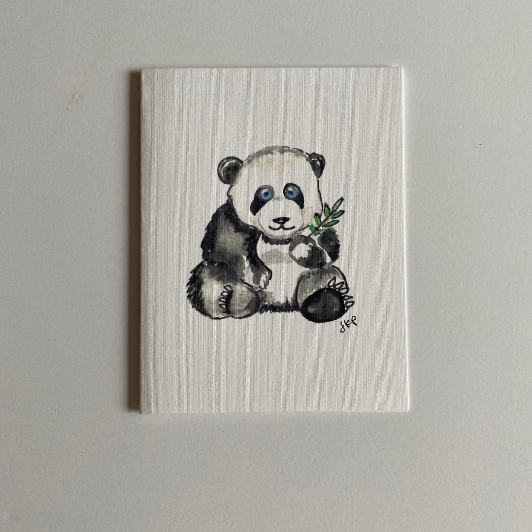 Panda Note Card, All Occasion Note Card, Blank Note Card, Farm Animals ...