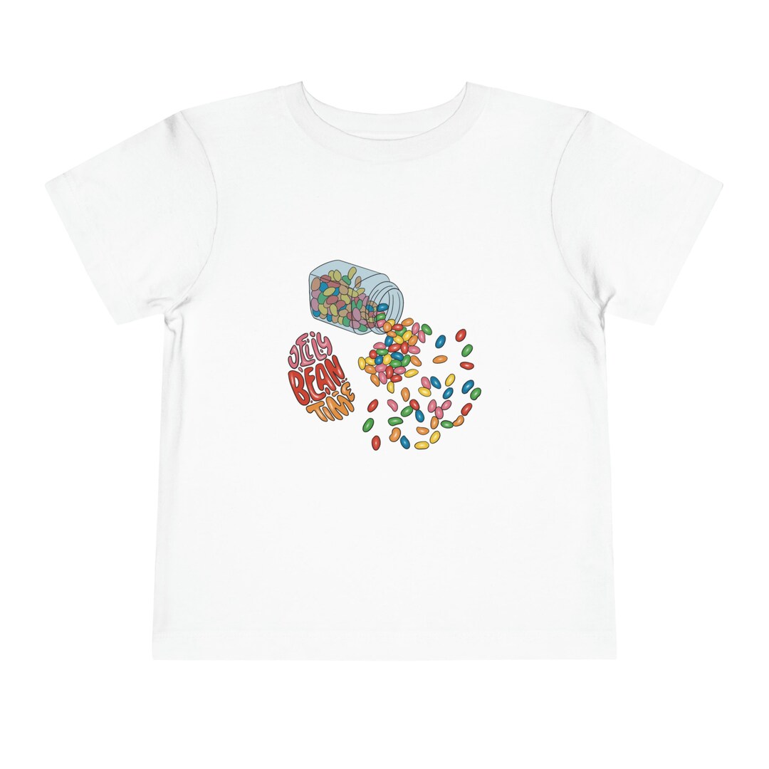 Jelly Bean Time Easter Toddler Short Sleeve Tee Etsy