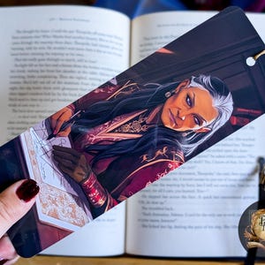 Navani Kohlin | Stormlight Archive Bookmark | XL Fantasy Bookmark | Laminated Bookmark | Bookmark with Tassel