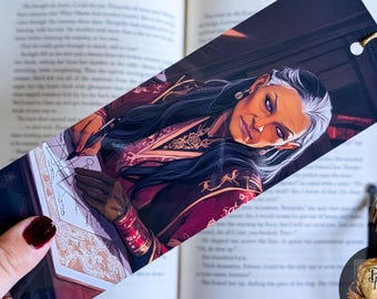 Navani Kholin Bookmark | Stormlight Archive | XL Laminated Bookmark with Tassel