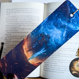 Shardbearer Bookmark | Knight Radiant | Stormlight Archive Bookmark | XL Fantasy Bookmark | Laminated Bookmark | Bookmark with Tassel