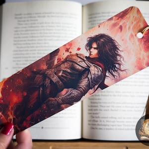Murtagh Bookmark | Inheritance Cycle Bookmark | Eragon Bookmark | Fantasy Bookmark | Laminated Bookmark | Bookmark with Tassel