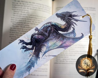 Adult Andarna Dragon Bookmark | Fourth Wing | Fantasy XL Laminated Bookmark with tassel