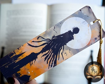 Marcapáginas Vin / Mistborn / Mistcloak / Marcapáginas laminado con borla