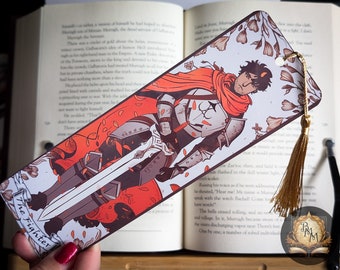 The Fighter | DnD Bookmark | XL Fantasy laminated bookmark with tassel