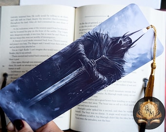 Witch King of Angmar Bookmark | Laminated | LOTR | Bookmark with Tassel