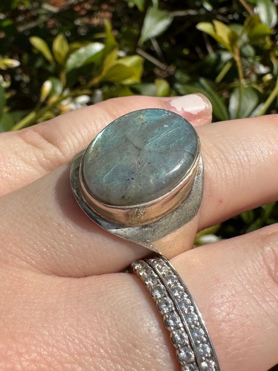 Labradorite ring - image 4