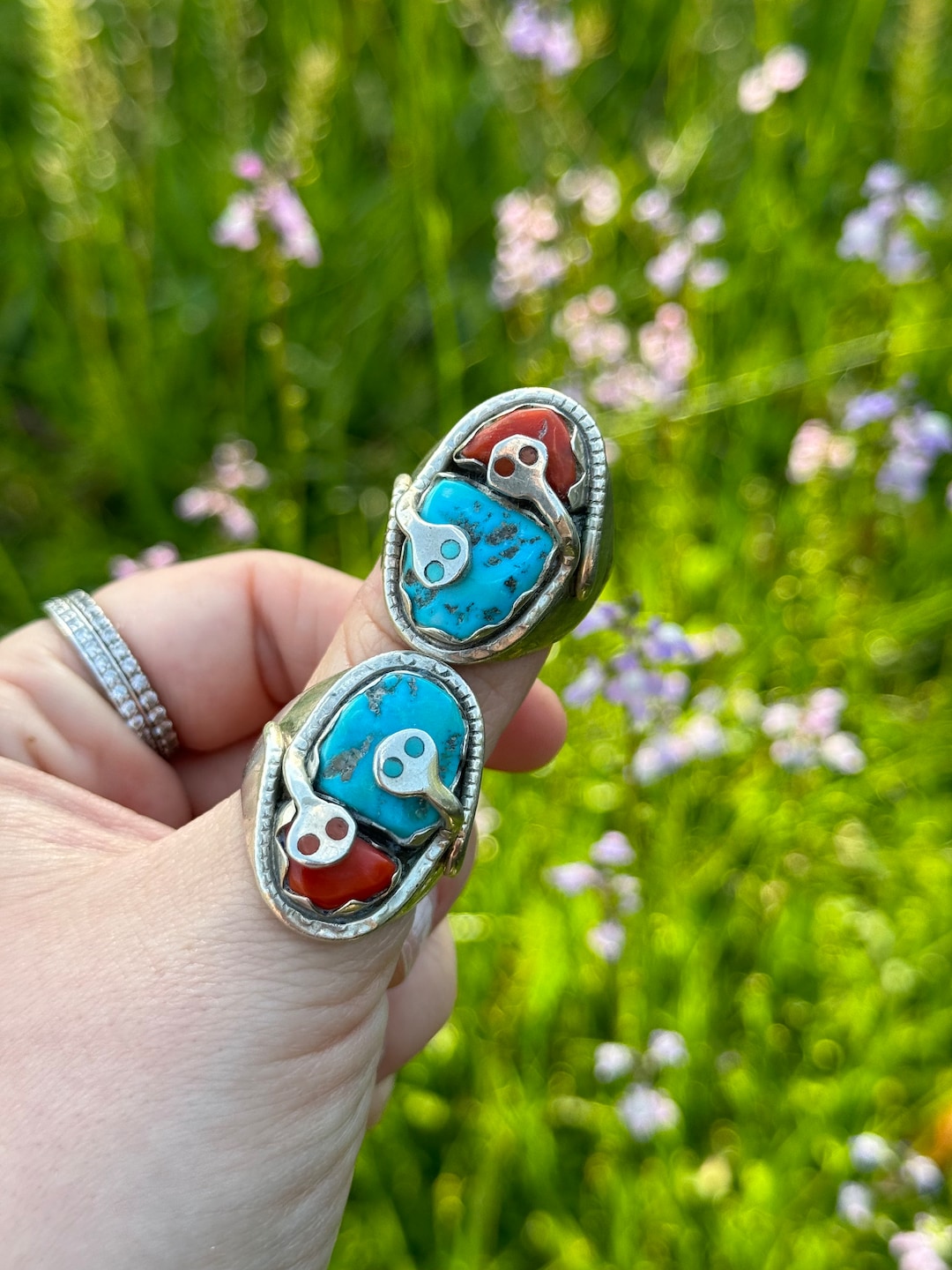 EFFIE C Zuni Snake Ring top Ring Only Etsy Canada