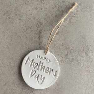 Mothers Day Clay Gift Tag image 1