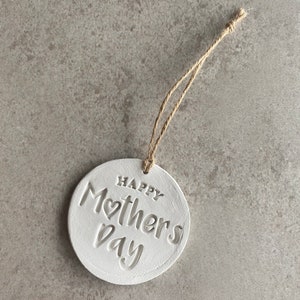 Mothers Day Clay Gift Tag image 1