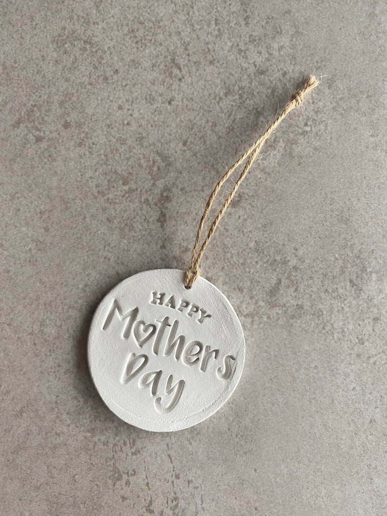 Mothers Day Clay Gift Tag image 1