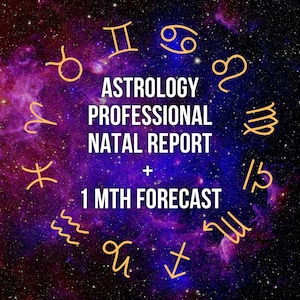 ASTROLOGÍA Informe Natal Profesional Nacimiento + Previsión a un mes