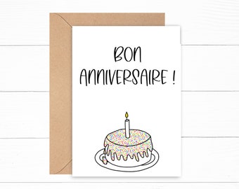 Carte Anniversaire Personnalisable Etsy Carte Anniversaire Personnalisable Etsy