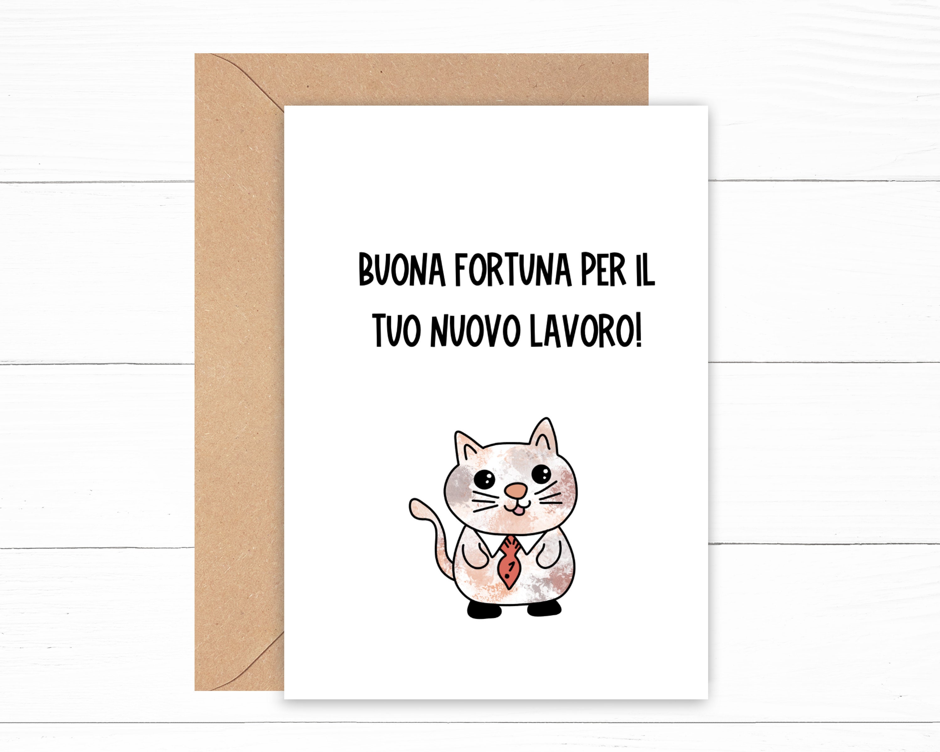 Buona Fortuna Per Il Tuo Nuovo Lavoro