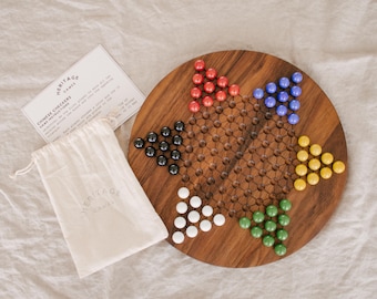 11-Inch Chinese Checkers | Wood Board