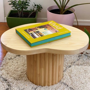 Jellybean shaped Side Table/Bed Side Table