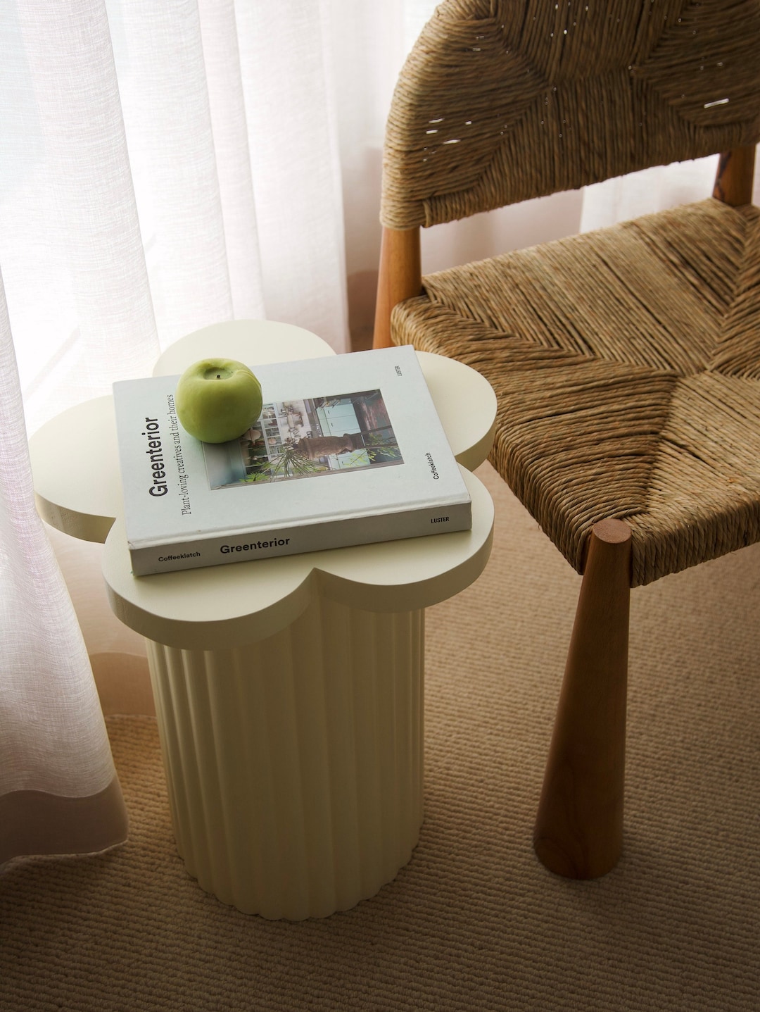 Flower Shaped Side Table/bed Side Table Etsy