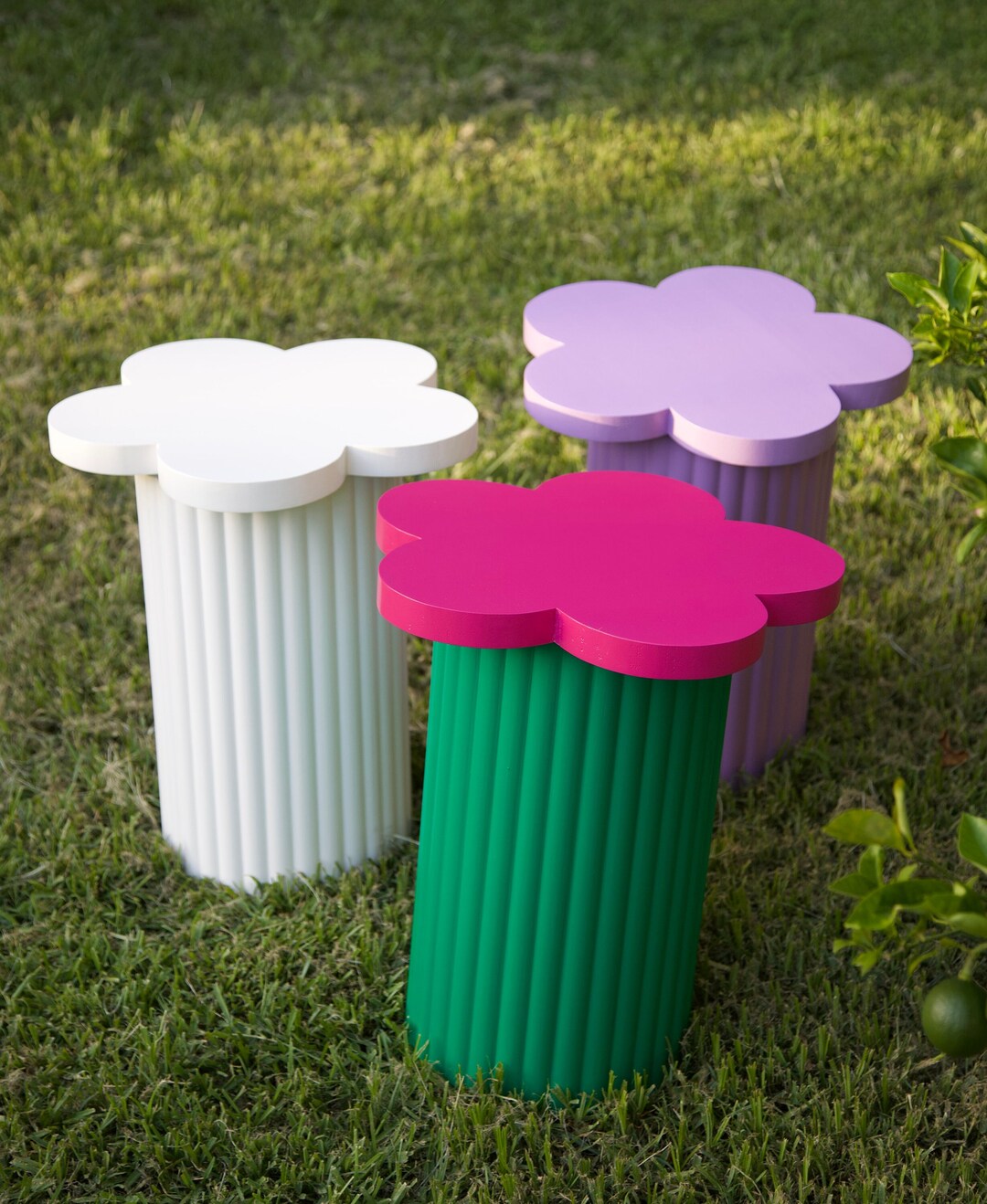 Flower Shaped Side Table/bed Side Table Etsy