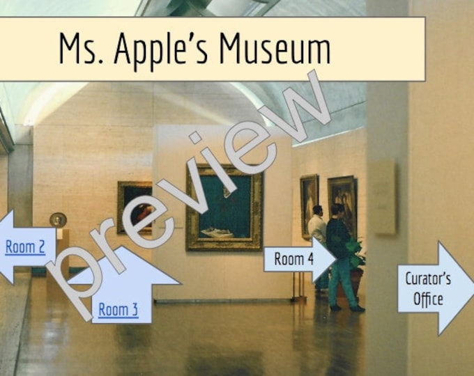 Virtual Museum Template / Digital Museum Etsy