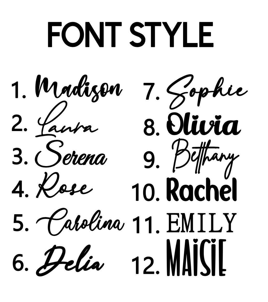 Personalised Vinyl Name Stickers for Birthday Etsy