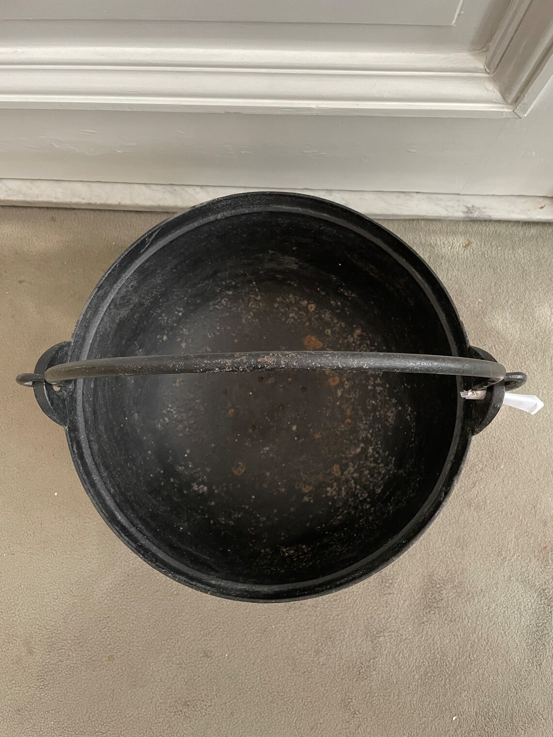 French Antique Cast Iron Witch's Cauldron Etsy