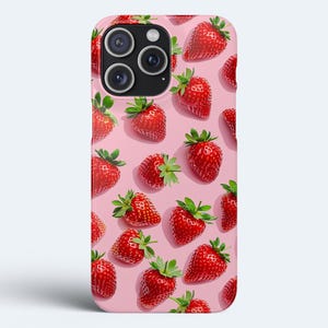 ストロベリー フォン ケース | ストロベリー ショートケーキ、iPhone 11 ケース、かわいいフォン ケース、悪魔の実、珍しいフルーツ、美しいフォン ケース、iPhone 13 ケース