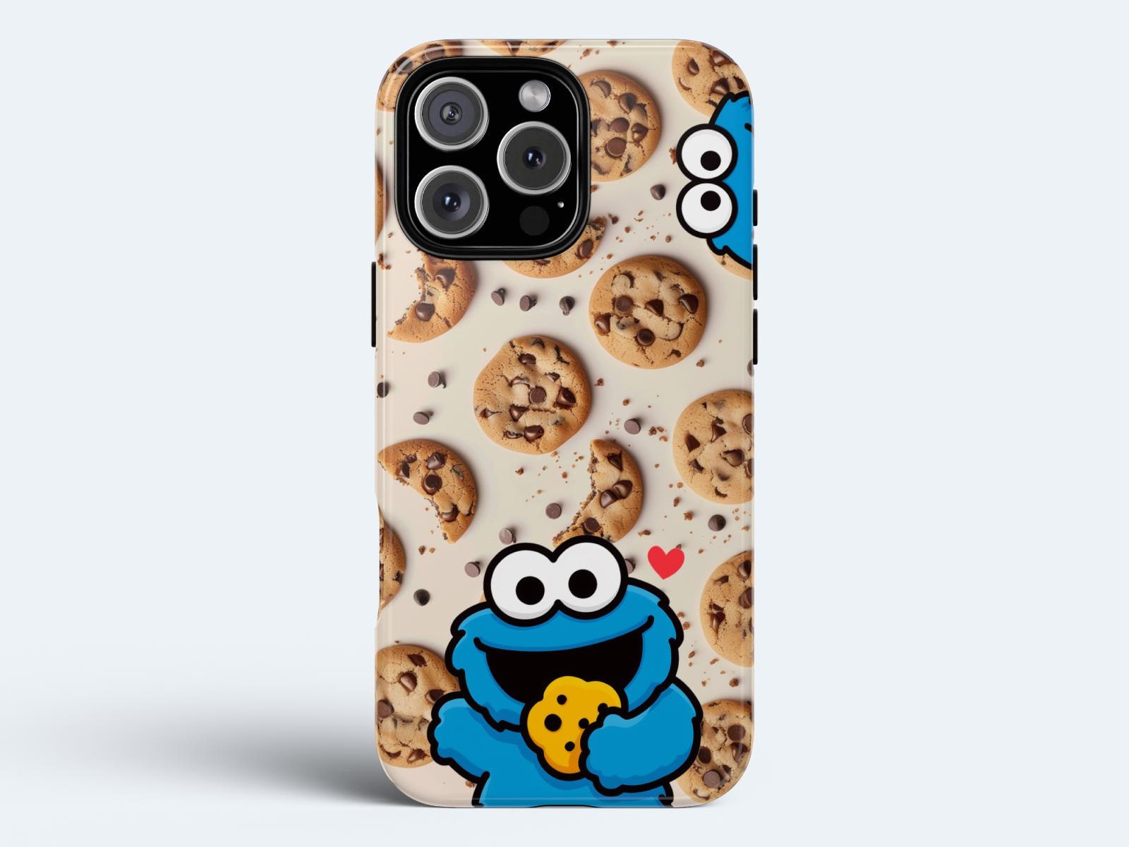 Cookie Monster Phone Case | Kawaii Phone Case, Decoden Phone Case, Cute Phone Case, iPhone 13 Case, Aesthetic Phone Case, iPhone 11 Case